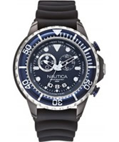 Buy Nautica Mens Blue and Black NMX 650 Chronograph Watch online