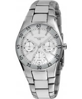 Buy Dilligaf Ladies Steel White Dial Silver Tone Bracelet Watch online