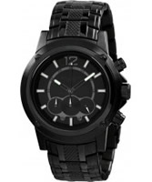 Buy Dilligaf Mens Chronometer All Black Watch online