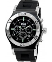 Buy Dilligaf Mens Neon Chronograph Black Watch online