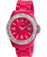 Buy Dilligaf Neon Crystals Pink Watch online