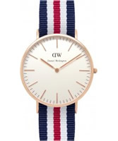 Buy Daniel Wellington Mens Canterbury Rose Multicolour Nato Strap Watch online