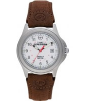 Buy Timex Mens Expedition White Brown Watch online