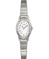 Buy Timex Ladies White Steel Watch online