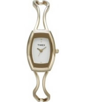 Buy Timex Ladies Gold Bracelet White Dial Watch online