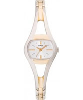 Buy Timex Womens Two Tone Bangle Silver Dial Watch online