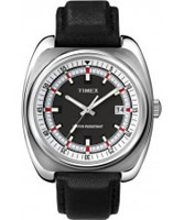 Buy Timex Originals Mens T Series Black Dial Leather Strap Watch online