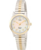 Buy Timex Ladies Pearl Two Tone Watch online