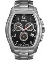 Buy Timex Mens T Series Black Dial Chronograph Watch online