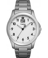 Buy Timex Mens Classics White Dial Steel Bracelet Watch online