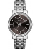 Buy Timex Ladies Classics Black Dial Metal Bracelet Watch online