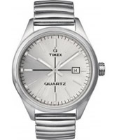 Buy Timex Originals Unisex T Series Silver Dial Steel Expander Watch online