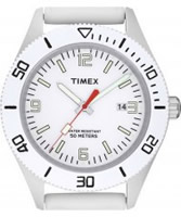 Buy Timex Mens Original California White Watch online
