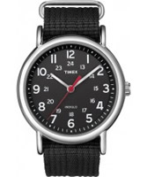 Buy Timex Mens Indiglo WEEKENDER All Black Watch online