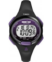 Buy Timex Ladies Ironman TRADITIONAL 10-LAP MID Black Purple Watch online