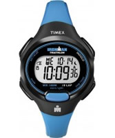 Buy Timex Ladies Ironman TRADITIONAL 10-LAP MID Black Blue Watch online