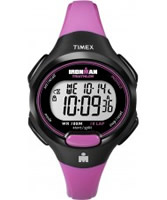Buy Timex Ladies Ironman TRADITIONAL 10-LAP MID Black Pink Watch online
