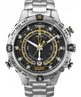 Buy Timex Intelligent Quartz Mens Silver Indiglo Tide Temp Compass Watch online