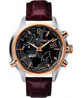 Buy Timex Intelligent Quartz Mens Brown World Time Watch online