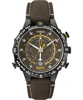 Buy Timex Intelligent Quartz Mens Brown Tide Temp Compass Watch online
