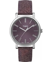 Buy Timex Ladies Originals Classic Burgundy Leather Watch online