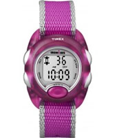Buy Timex Ironkids Pink and Silver Nylon Watch online