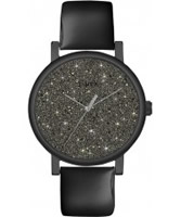 Buy Timex Ladies Classic Black Leather Watch with Crystals online