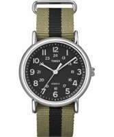 Buy Timex Weekender Slip Through Two Tone Watch online