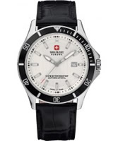 Buy Swiss Military Mens White and Black Flagship Watch online