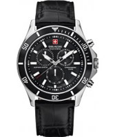 Buy Swiss Military Mens All Black Flagship Chrono Watch online