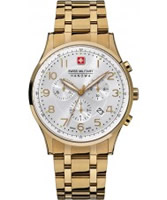 Buy Swiss Military Mens Patriot Gold Bracelet Watch online