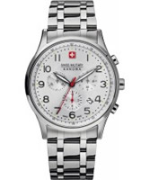 Buy Swiss Military Mens Patriot Silver Bracelet Watch online