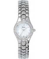 Buy Bulova Ladies Crystal White Watch online