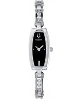 Buy Bulova Ladies Crystal Black Steel Watch online