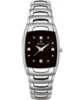 Buy Bulova Ladies Diamond Black Watch online