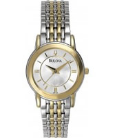 Buy Bulova Ladies Dress Steel Gold Watch online