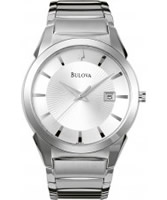 Buy Bulova Mens Dress Silver Watch online