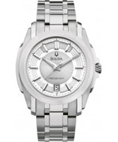 Buy Bulova Mens Precisionist Longwood Silver Watch online