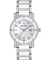 Buy Bulova Ladies Diamonds Ceramic Steel Watch online