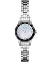 Buy Bulova Ladies Diamond White Steel Watch online