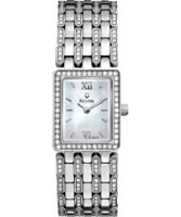 Buy Bulova Ladies Crystal Silver Watch online