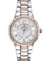 Buy Bulova Ladies Diamonds Rosedale Watch online