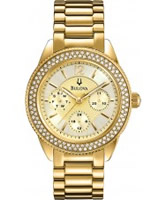 Buy Bulova Ladies Gold Plated Watch online