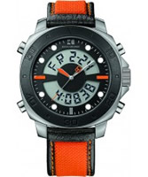 Buy BOSS Orange Mens Black and Orange H-6700 Watch online