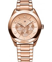 Buy Tommy Hilfiger Ladies Rose Gold Gracie Chronograph Watch online