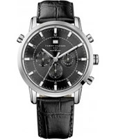 Buy Tommy Hilfiger Mens Black Harrison Chronograph Watch online