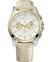 Buy Tommy Hilfiger Ladies White and Cream Taylor Chronograph Watch online
