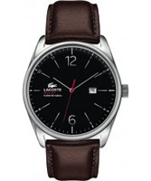 Buy Lacoste Mens Black and Brown Austin Watch online