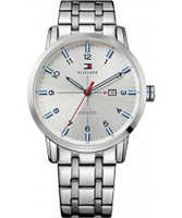 Buy Tommy Hilfiger Mens Silver George Watch online