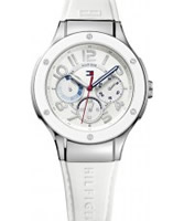 Buy Tommy Hilfiger Ladies White Ainsley Chronograph Watch online